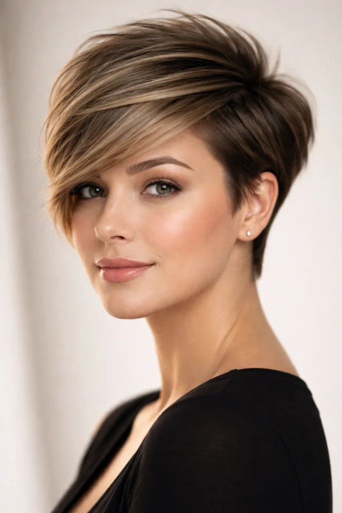 12 Pixie Cuts That Look Great On Rounder Faces