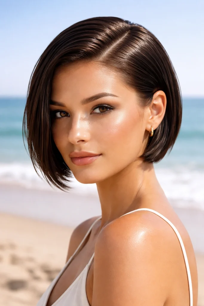 10 Beach Vacation Hairstyles for Women with Short Hair