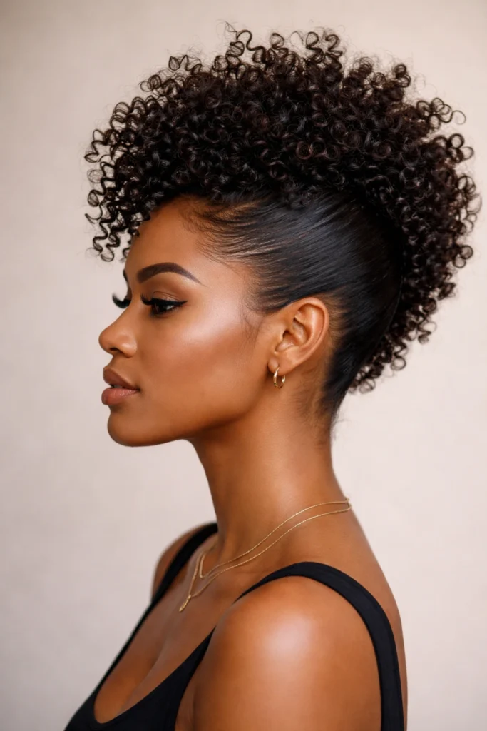8 Curly Mohawk Styles That Stand Out On Women