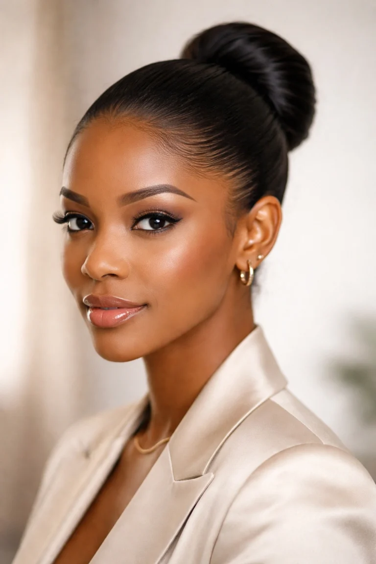 20 Gorgeous Pushback Hairstyles Every Black Woman Should Try