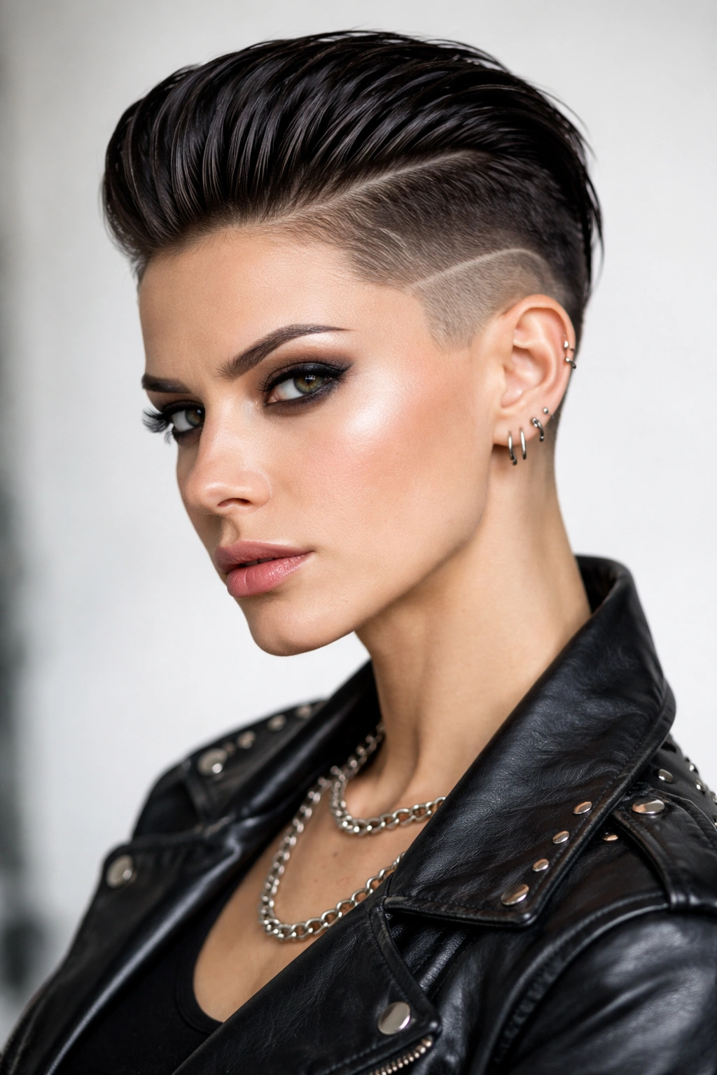Head-and-shoulders portrait of a person with a slicked-back fade and disconnected top