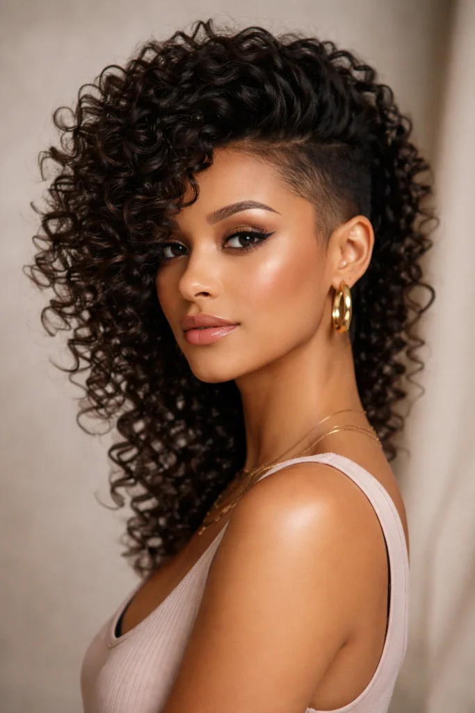 8 Curly Mohawk Styles That Stand Out on Women