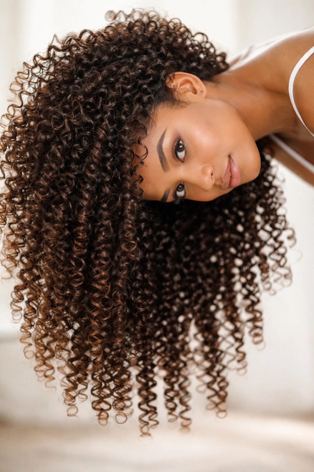 Defined spiral curls with high volume and uniform spirals