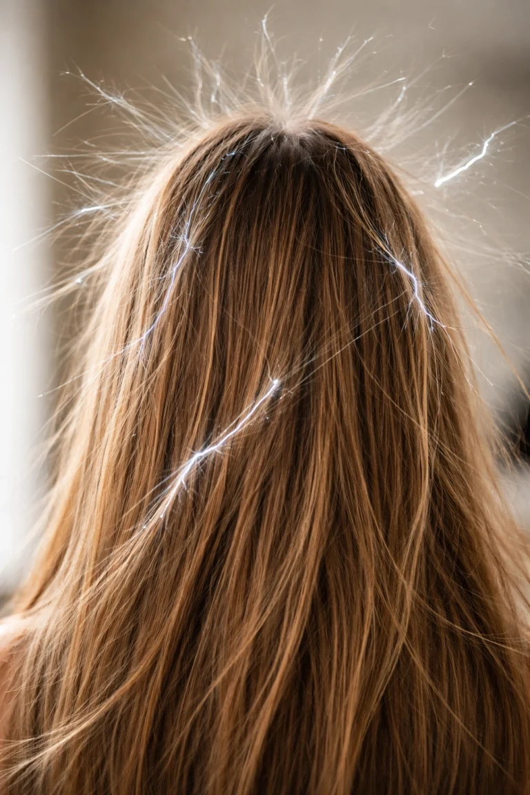 Why Hair Gets Static When Straightening: Causes & Fixes