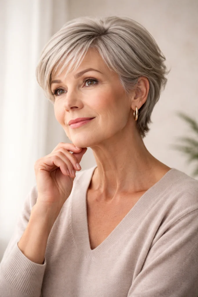 25 Short Hairstyles for Women Over 60
