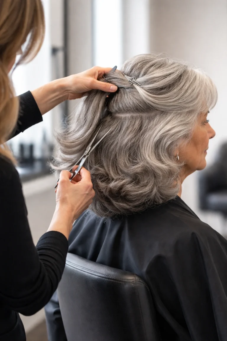 25 Hairstyles for Women Over 70 with Thick Hair