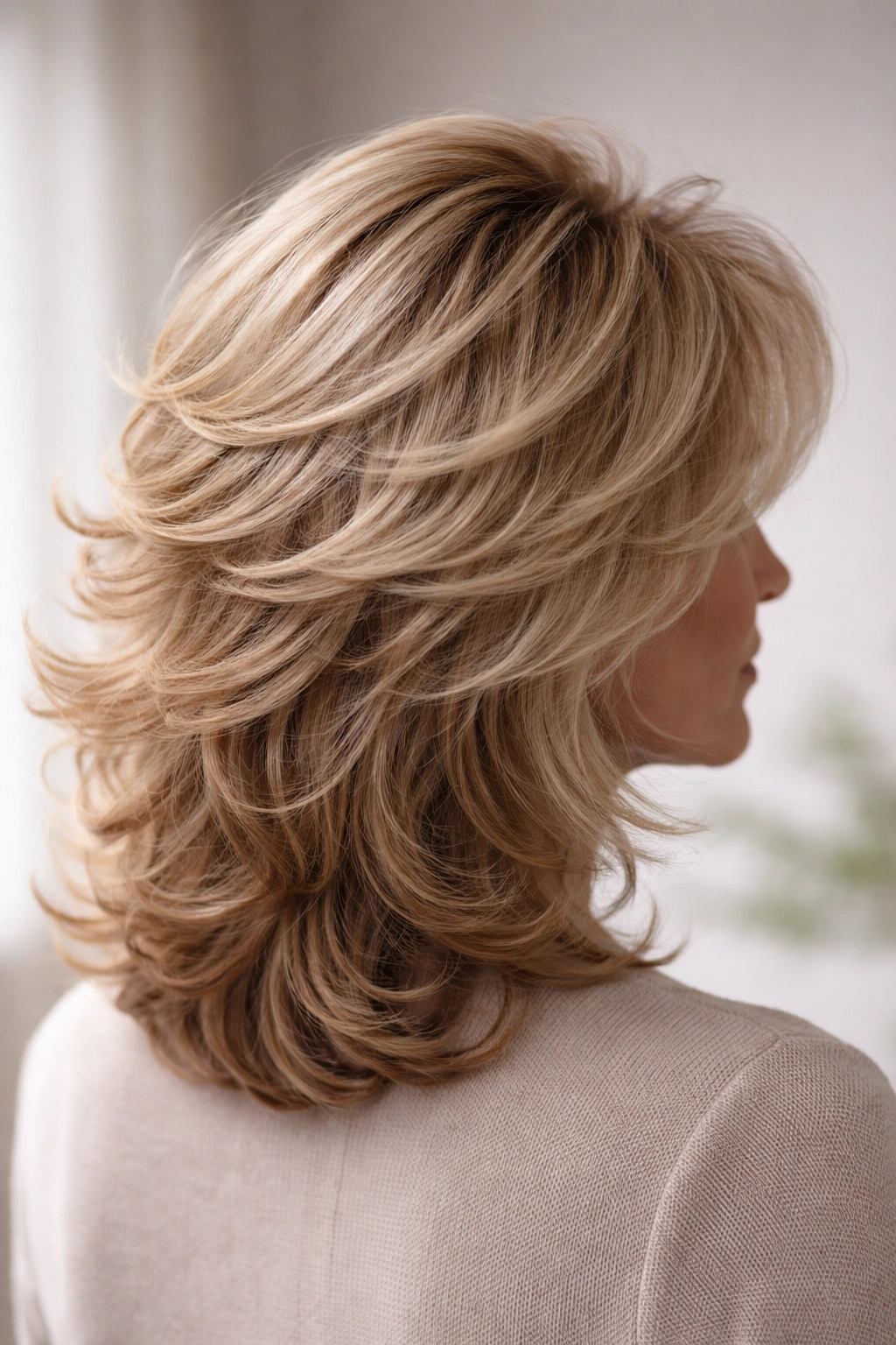 Abstract silhouette showing crown lift and textured hair to illustrate takeaways.