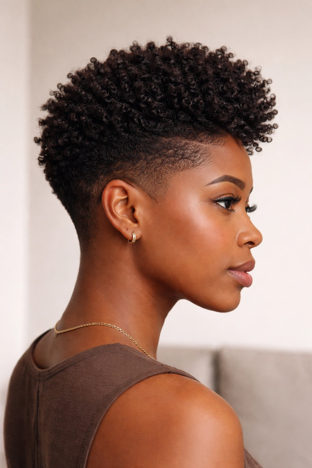Close-up of 4B tapered coils with distinct shape in studio portrait