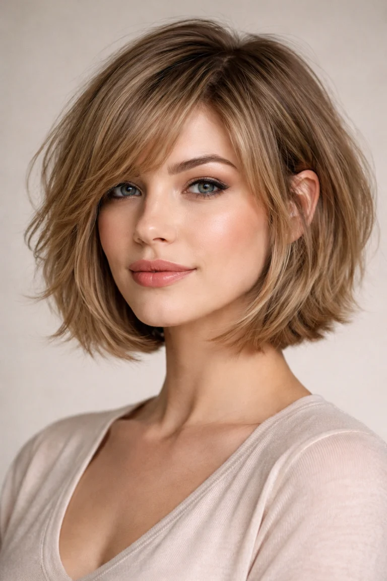 10 Medium Haircuts That Add Volume to Long Faces