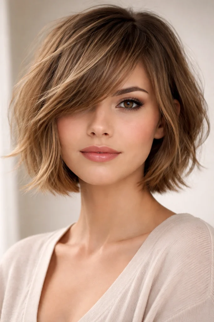18 Bob Haircuts with Bangs Matched to Face Shape