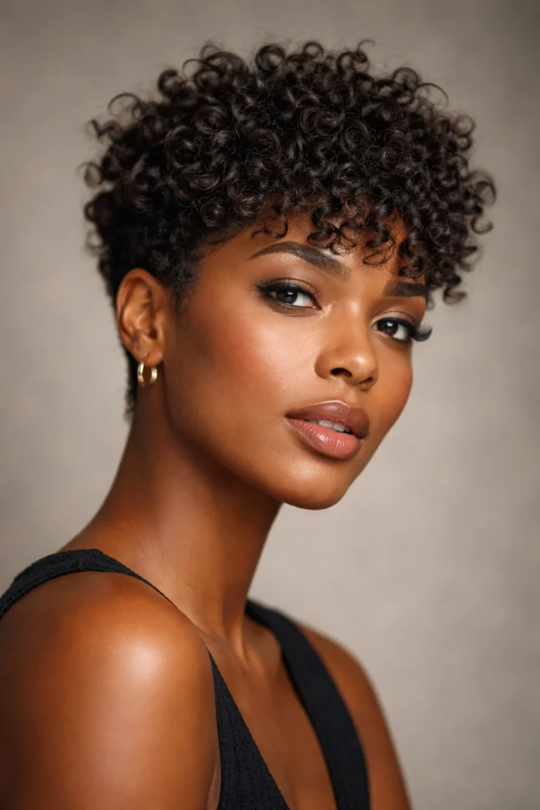 12 Short Curly Natural Styles for Black Women