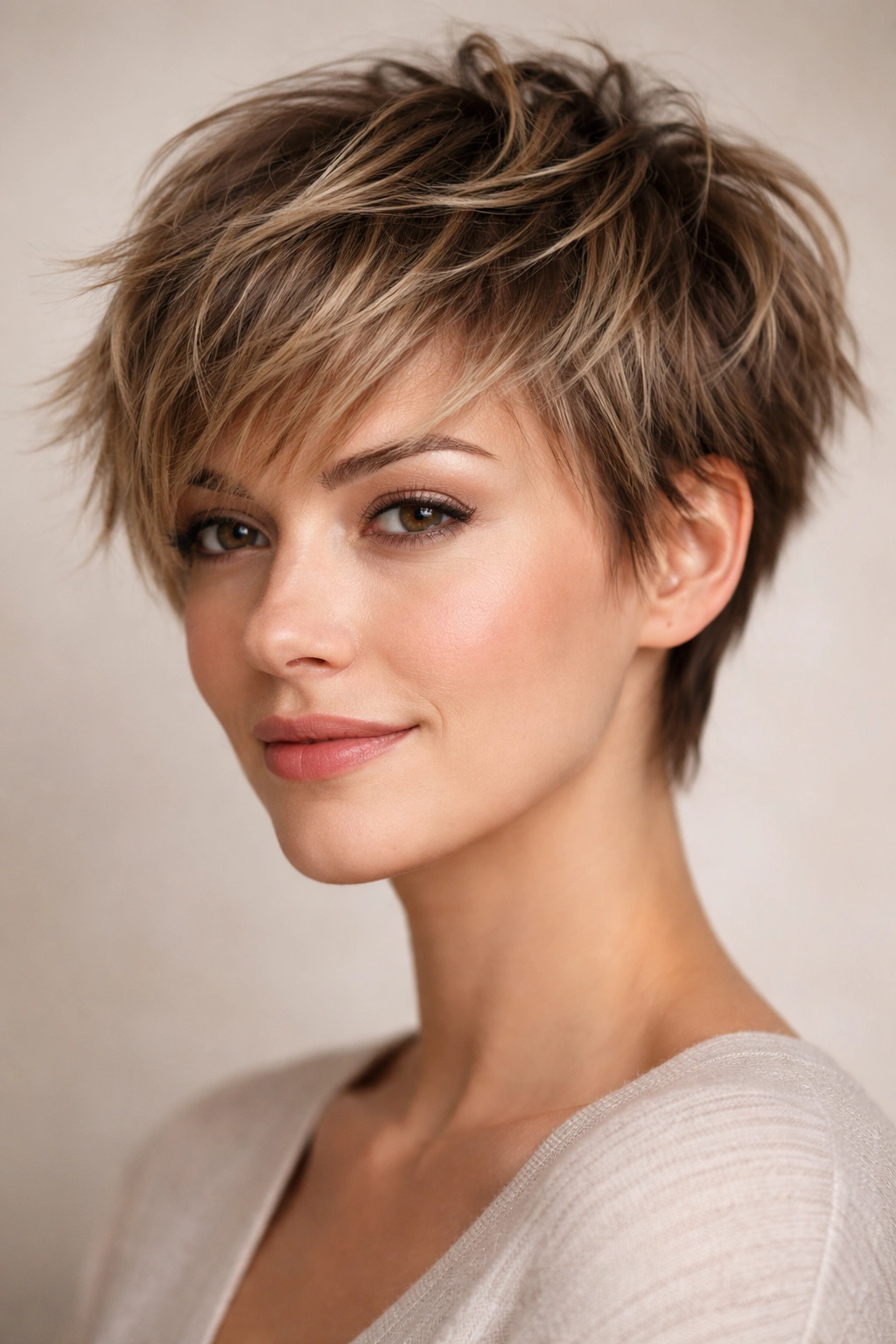Close-up of a textured crop with choppy layers and movement