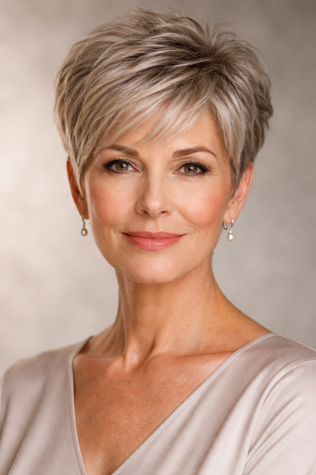 Textured crown with smooth sides on a diamond-face silhouette.