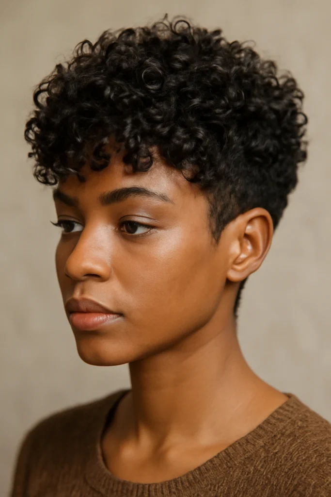 12 Short Curly Natural Hairstyles for Black Women