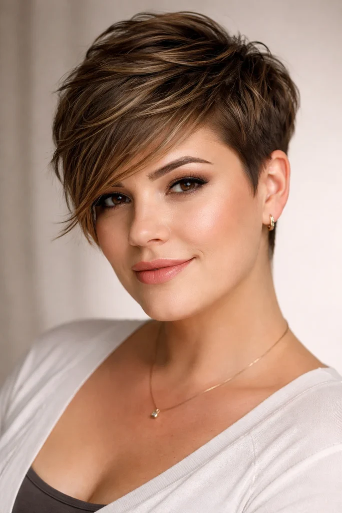 15 Slimming Haircuts That Flatter Fuller Faces