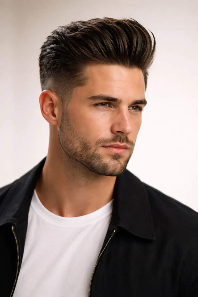 10 Slicked Back Short Hair Looks That Feel Polished