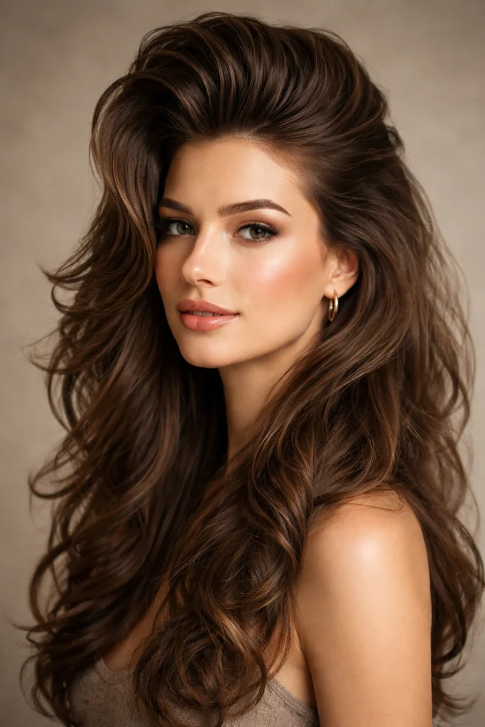 10 Pompadour Styles for Women with Longer Hair