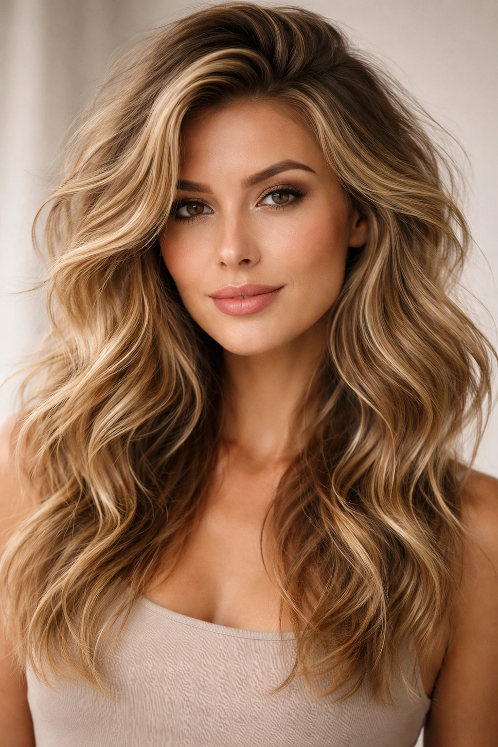 Tousled waves with root lift from volume powder