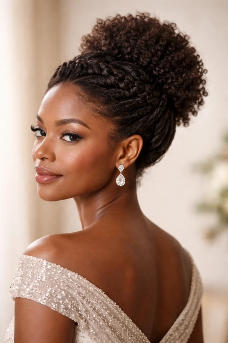 Natural Hair Updos for Special Events: 10 Pretty Styles