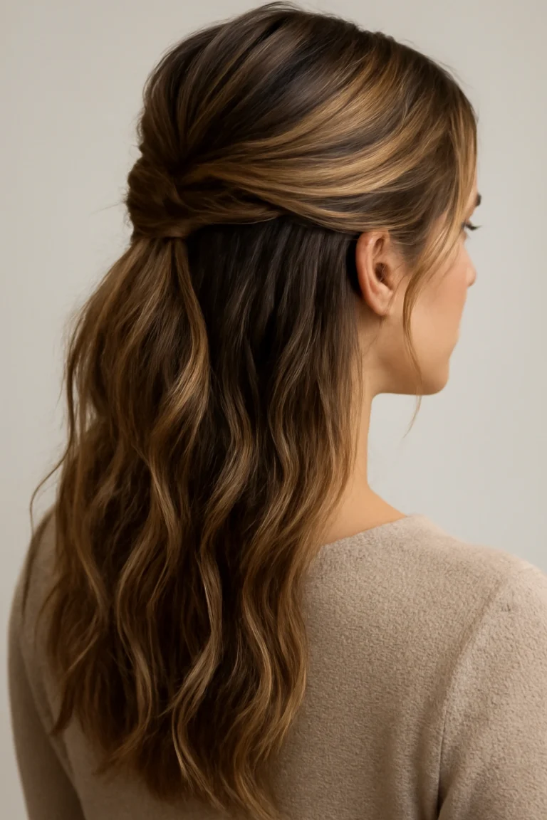12 Easy Half Up Hairstyles for Work or Weekends