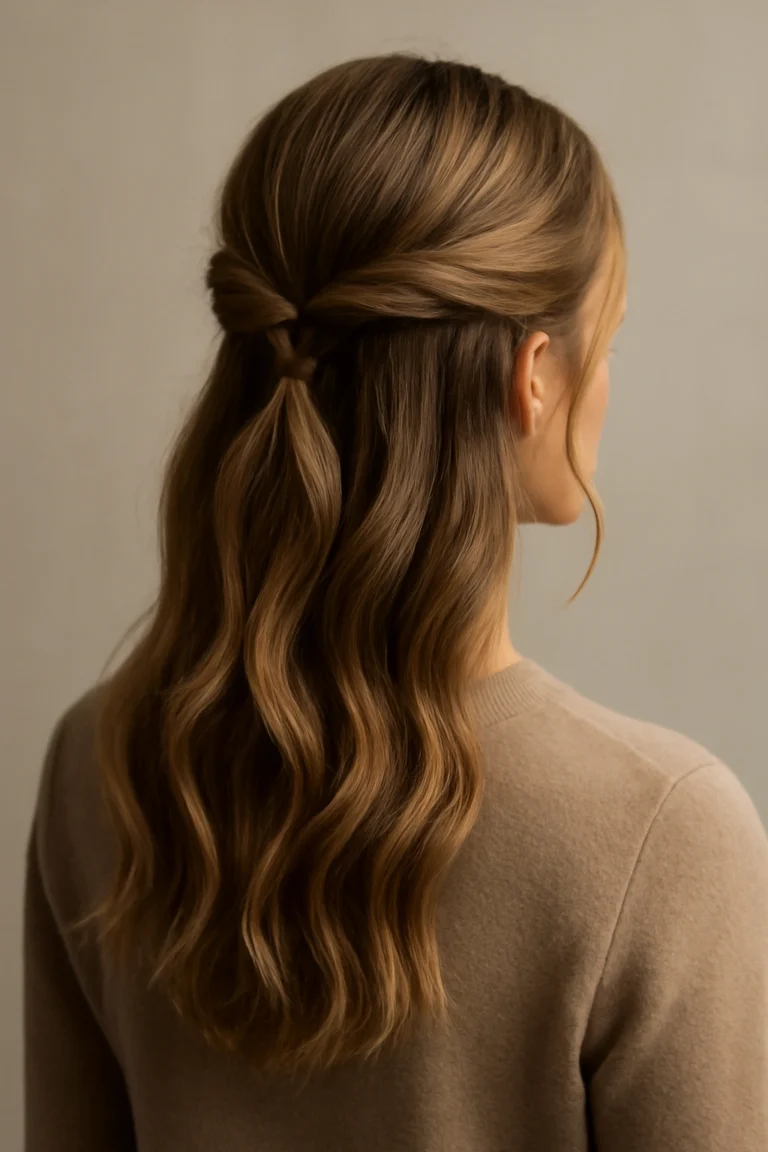 12 Easy Half-Up Hairstyles for Workdays and Weekends