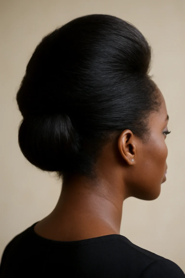 12 Elegant French Roll Updos Every Black Woman Needs