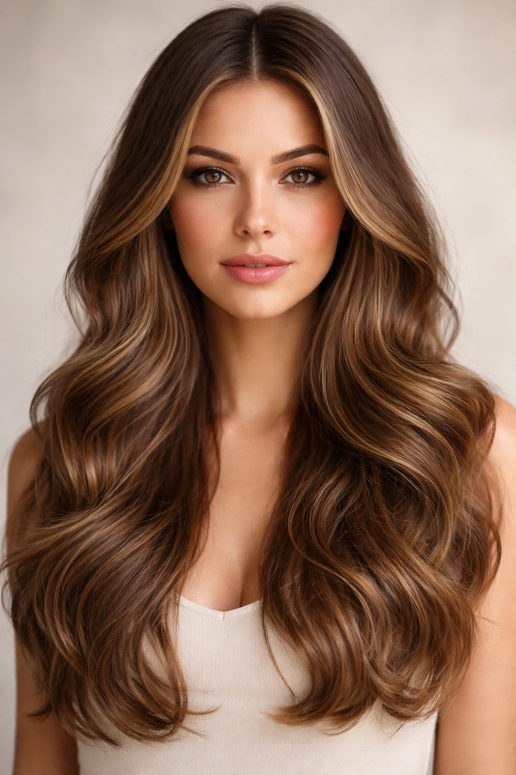 Voluminous waves with a center part creating symmetrical width.
