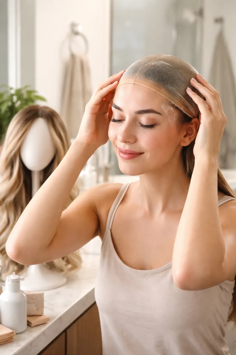 How to Wear a Wig with Long Hair