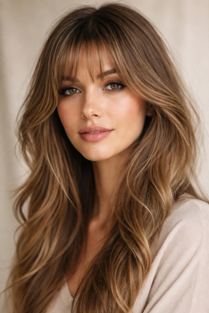 12 Hairstyles with Bangs That Suit Long Faces