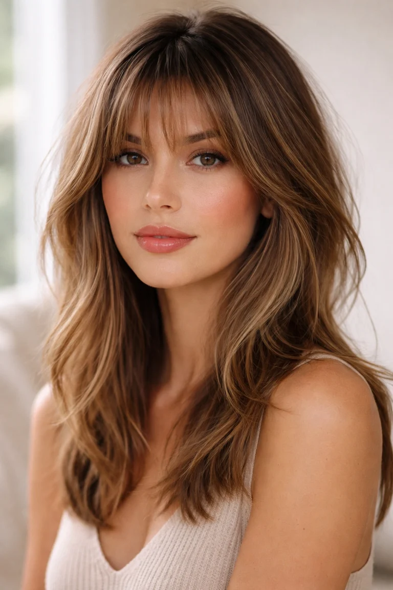 18 Bangs To Try With Medium Length Hair